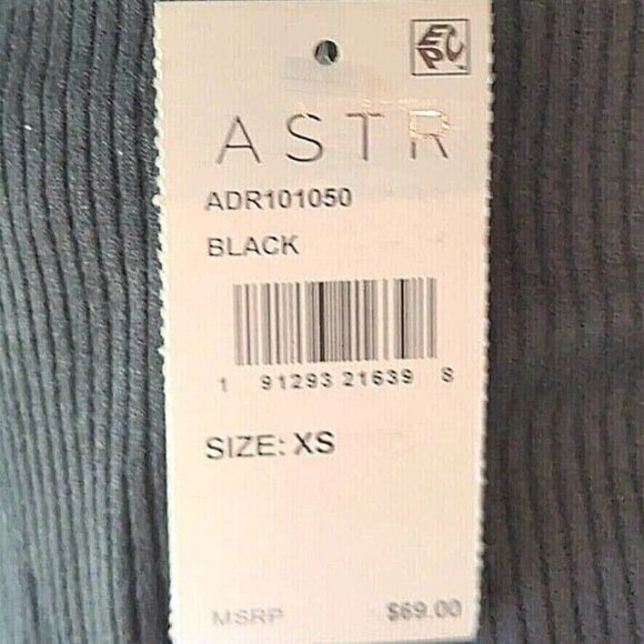 NEW! Astr The Label Womens Bustier Dress Shrug Set Black Ribbed Size XS - Picture 5 of 10